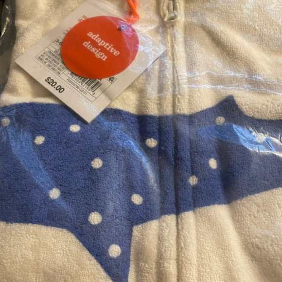 Christian Robinson Whale/ Polka Dot Zip Hoodie w/Pants 3-6 MO (3737) - Picture 3 of 3